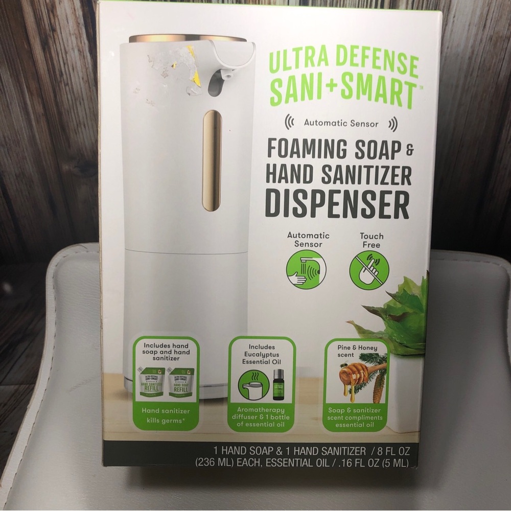 Automatic Soap/Sanitizer Dispenser Ultra Defense Sani + Smart Foaming Dispenser